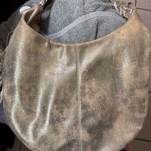 HOBO Shimmering Gold Bag beautiful $112
